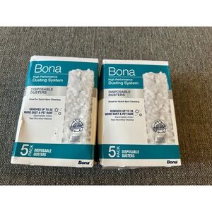 Bona‎ High Performance Dusting System 5 Disposable Dusting Cloths set of 2 box's